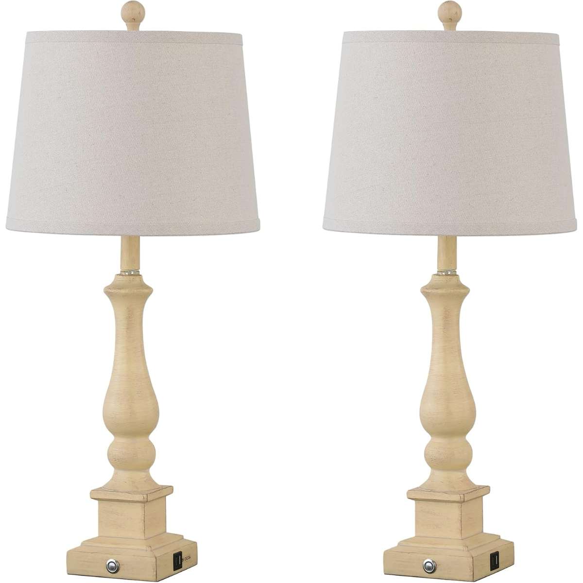 3-way dimmable touch console light 2-piece set