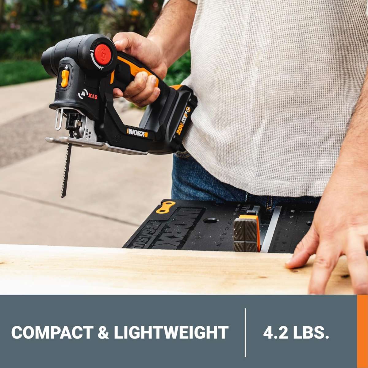 Worx 20V AXIS 2-in-1 charging tool, including battery and charger