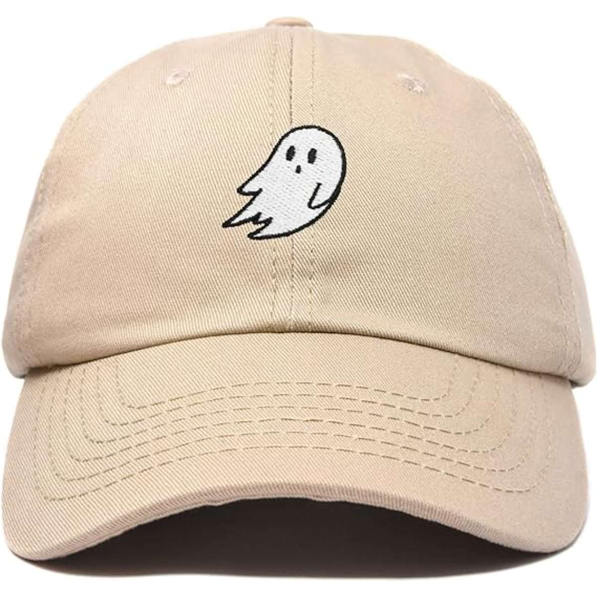 DALIX Ghost Embroidery Dad Hat Baseball Cap Cute Halloween