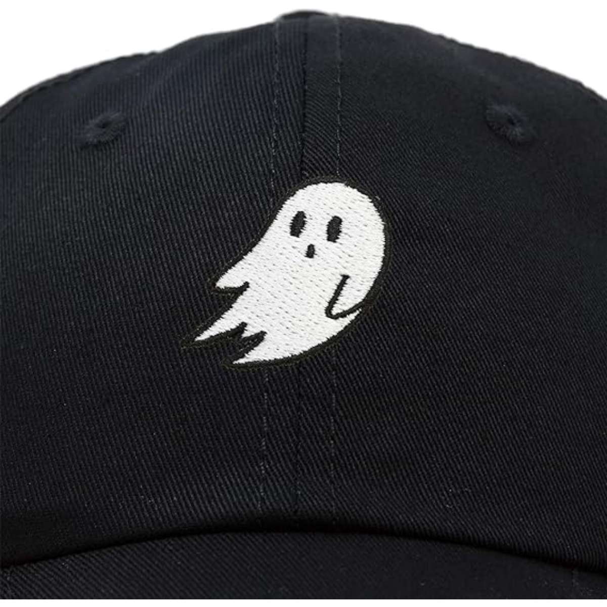 DALIX Ghost Embroidery Dad Hat Baseball Cap Cute Halloween