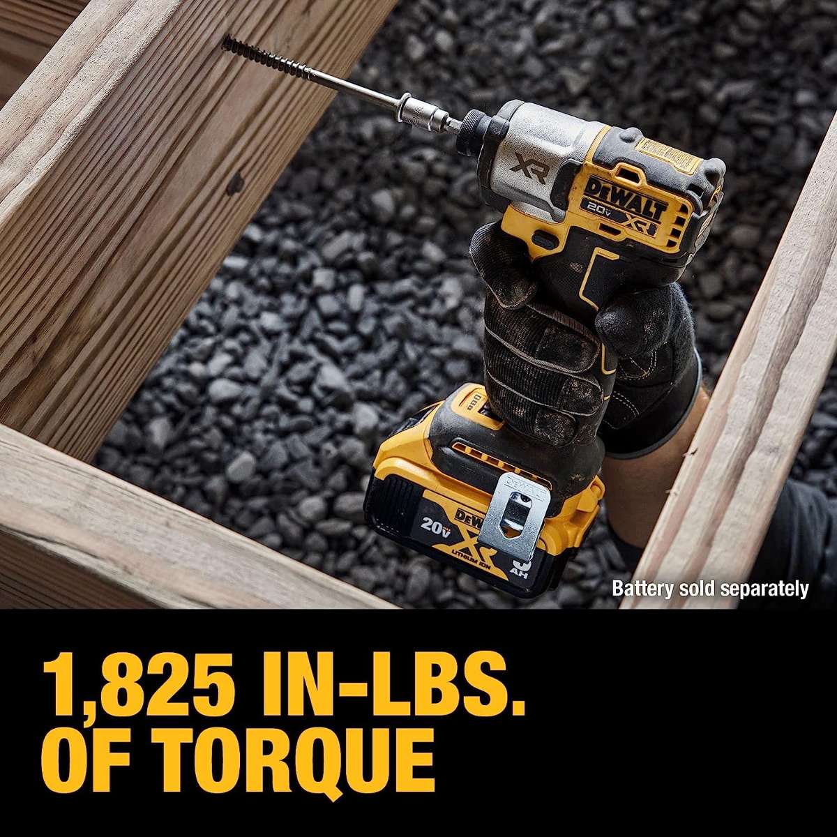 DEWALT 20V MAX XR Impact Driver, Brushless, 1/4", 3-speed (DCF845B)
