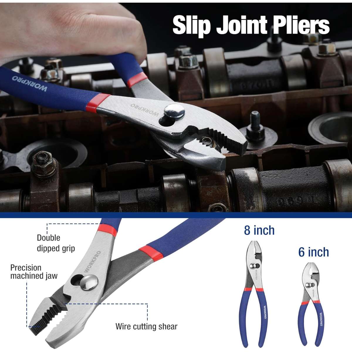7-Piece Workpro Pliers Set