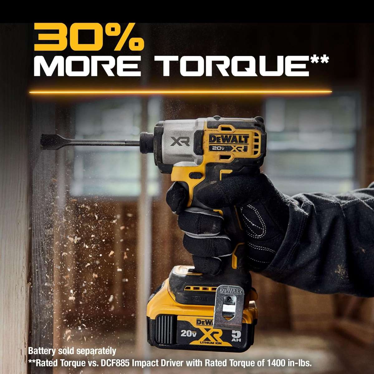DEWALT 20V MAX XR Impact Driver, Brushless, 1/4", 3-speed (DCF845B)