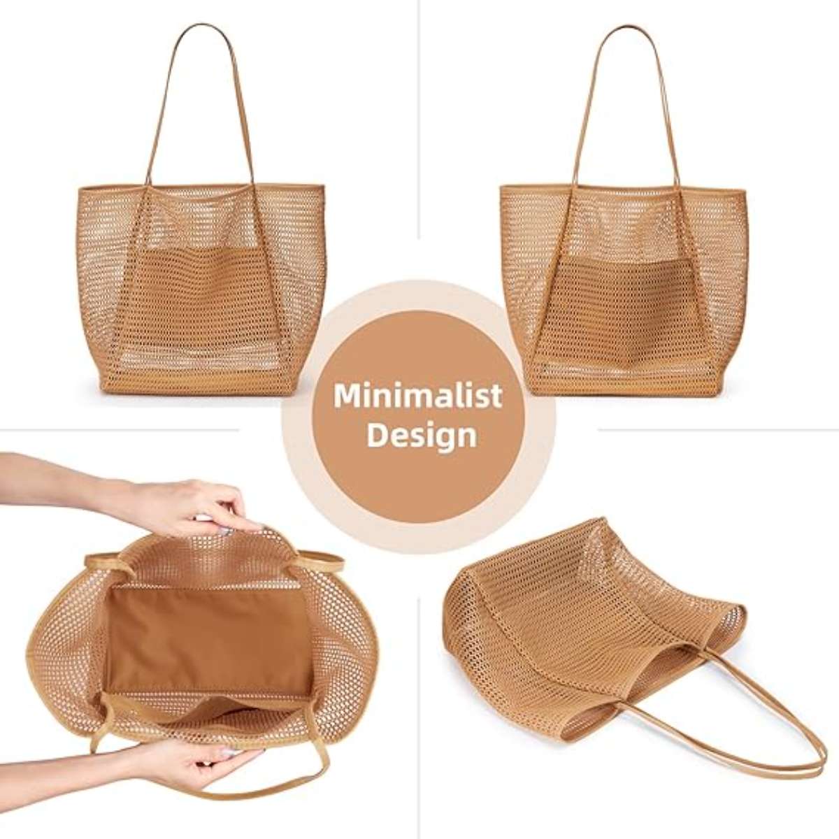 Calidi Beach mesh tote bag