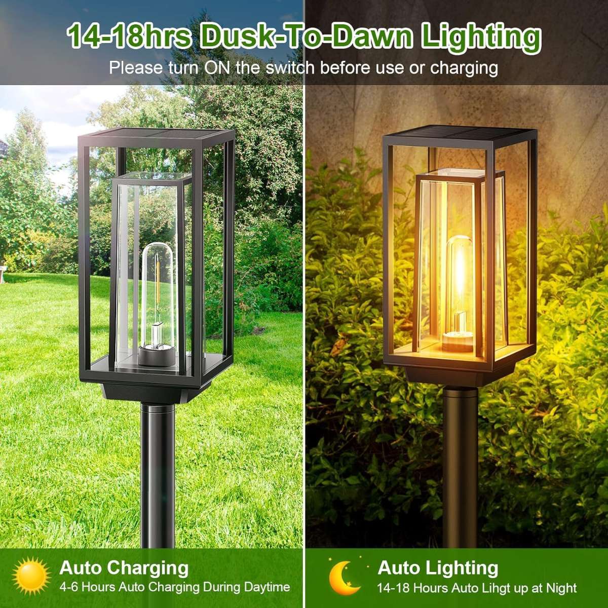 WdtPro Solar Street Light Outdoor