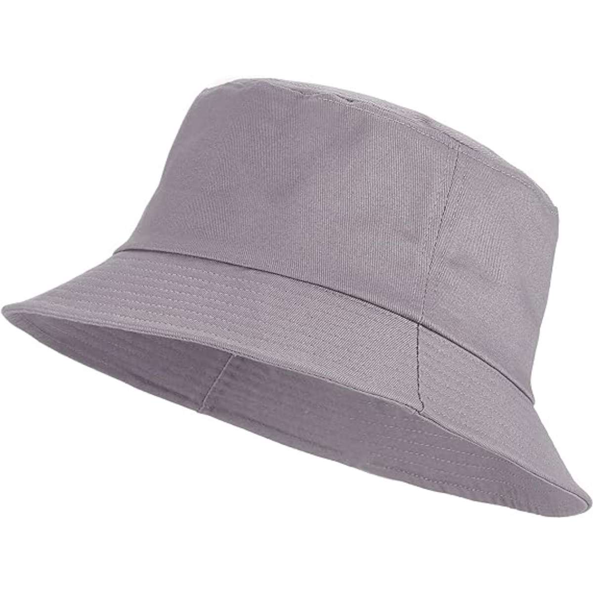 Umeepar Unisex Cotton Packable Bucket Hat Sun Hat Plain Colors for Men Women