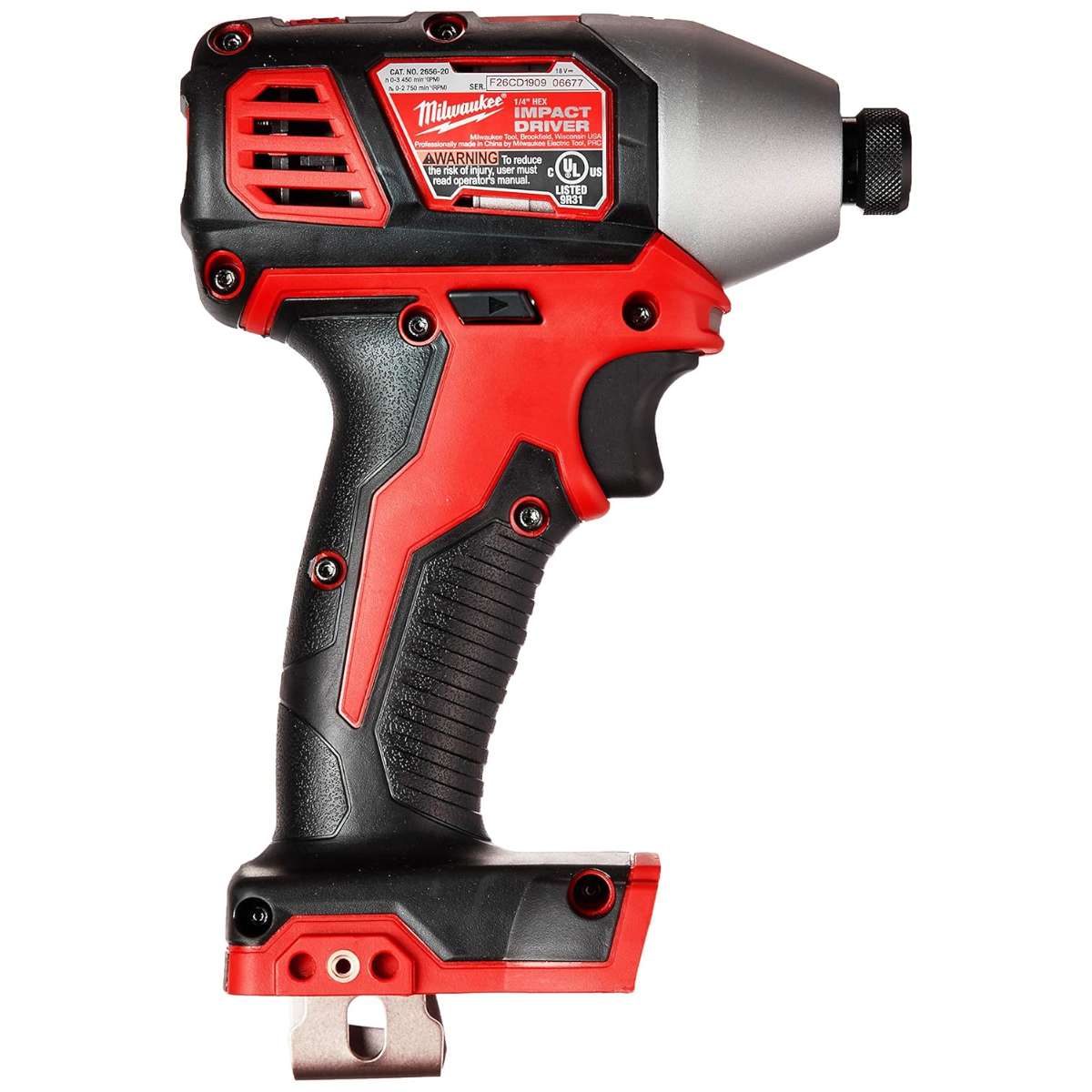 Milwaukee 2656-20 M18 18V 1/4" Lithium-Ion Hex Impact Driver
