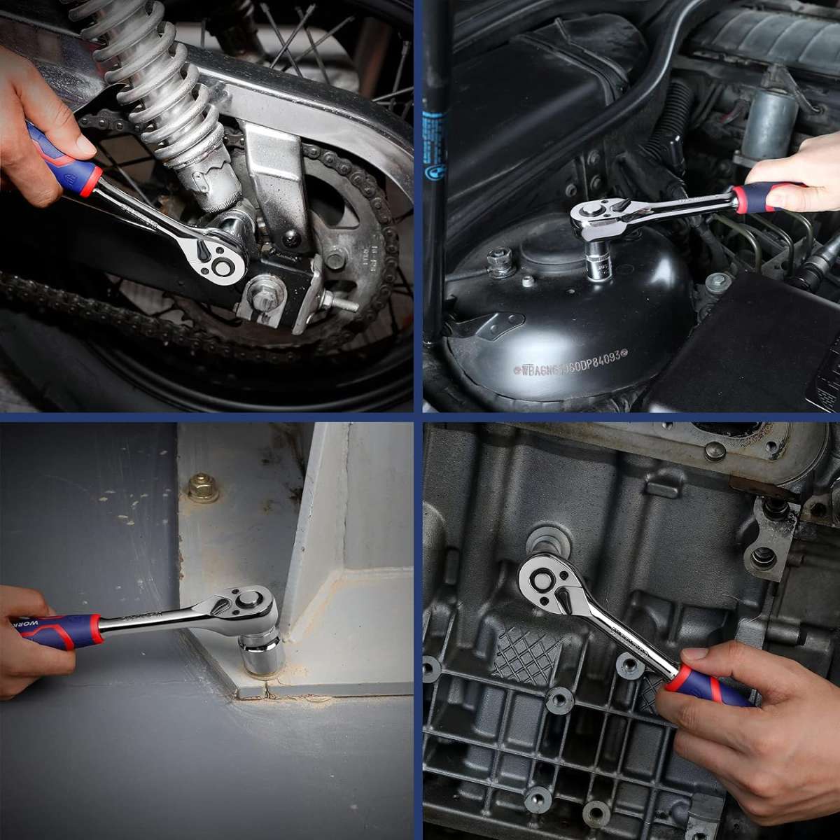 WORKPRO 3-PIECE RATCHET KIT