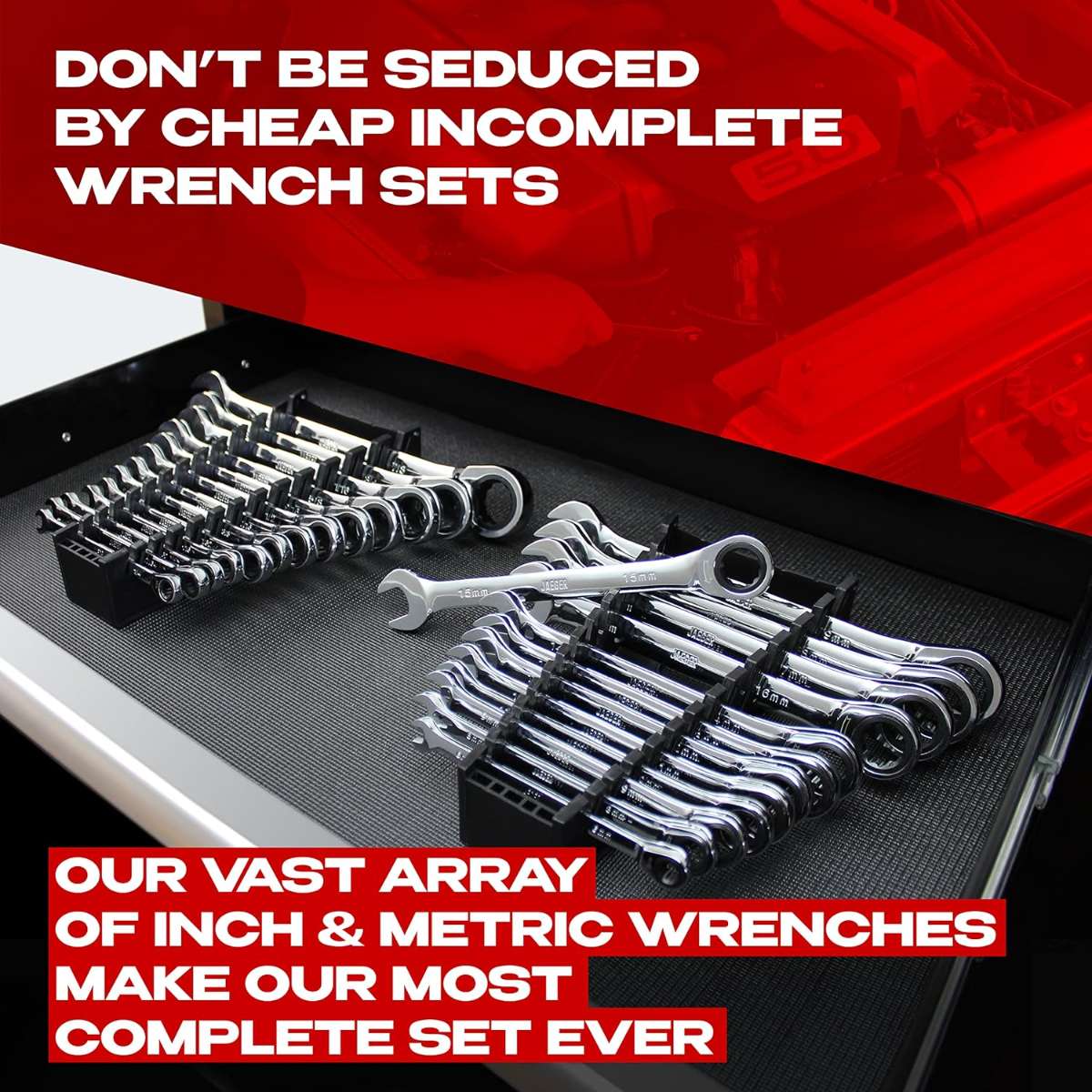 Jaeger 26pc ratchet wrench set