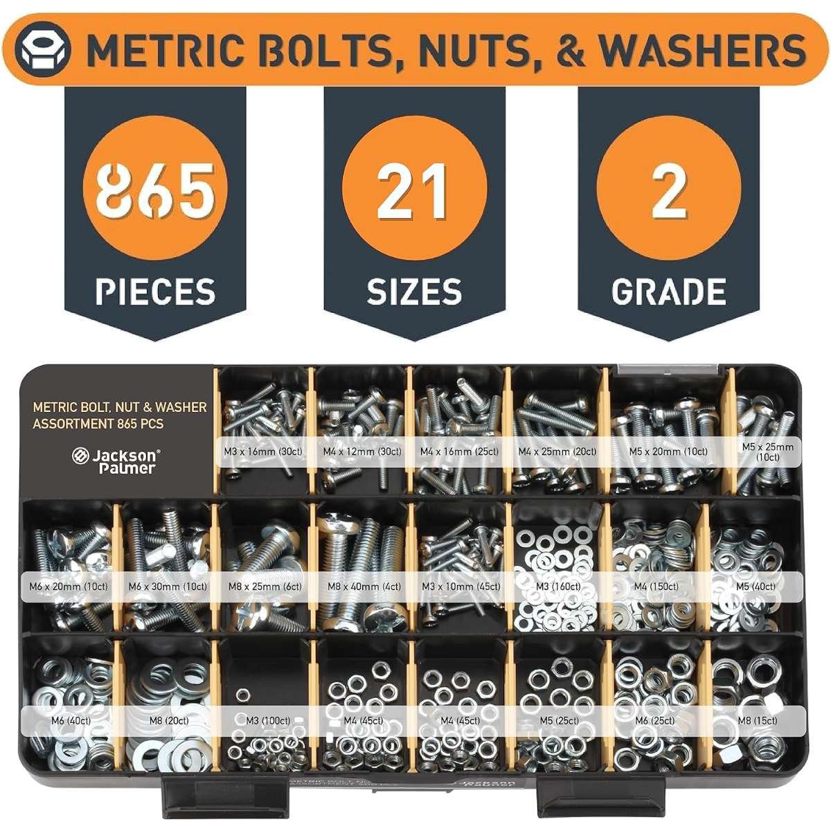 Jackson Palmer 2200 Piece Hardware Assortment Kit (3 Pallets)