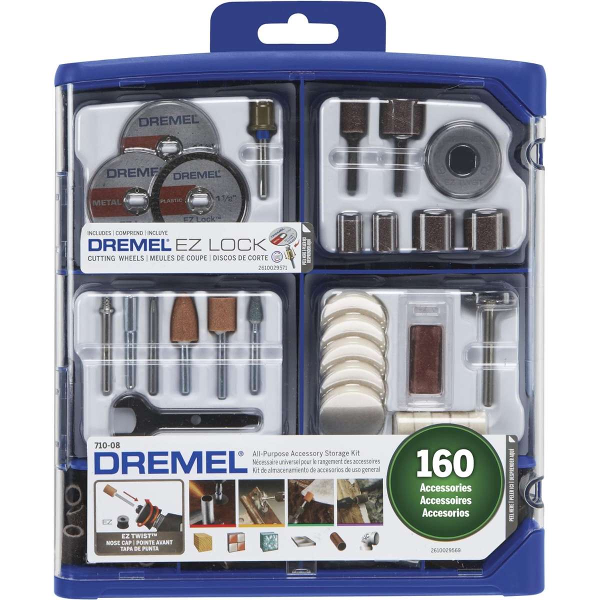 Dremel Rotary Tool Accessory Kit - 710-08-160