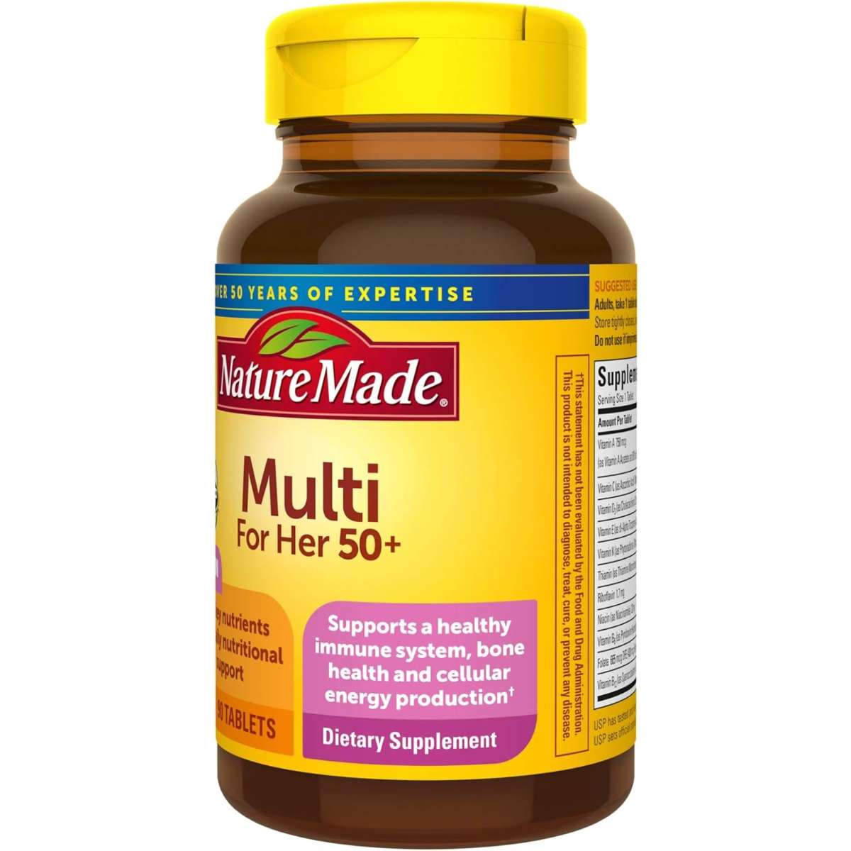 Nature Made Multivitamin For Her 50+ with No Iron