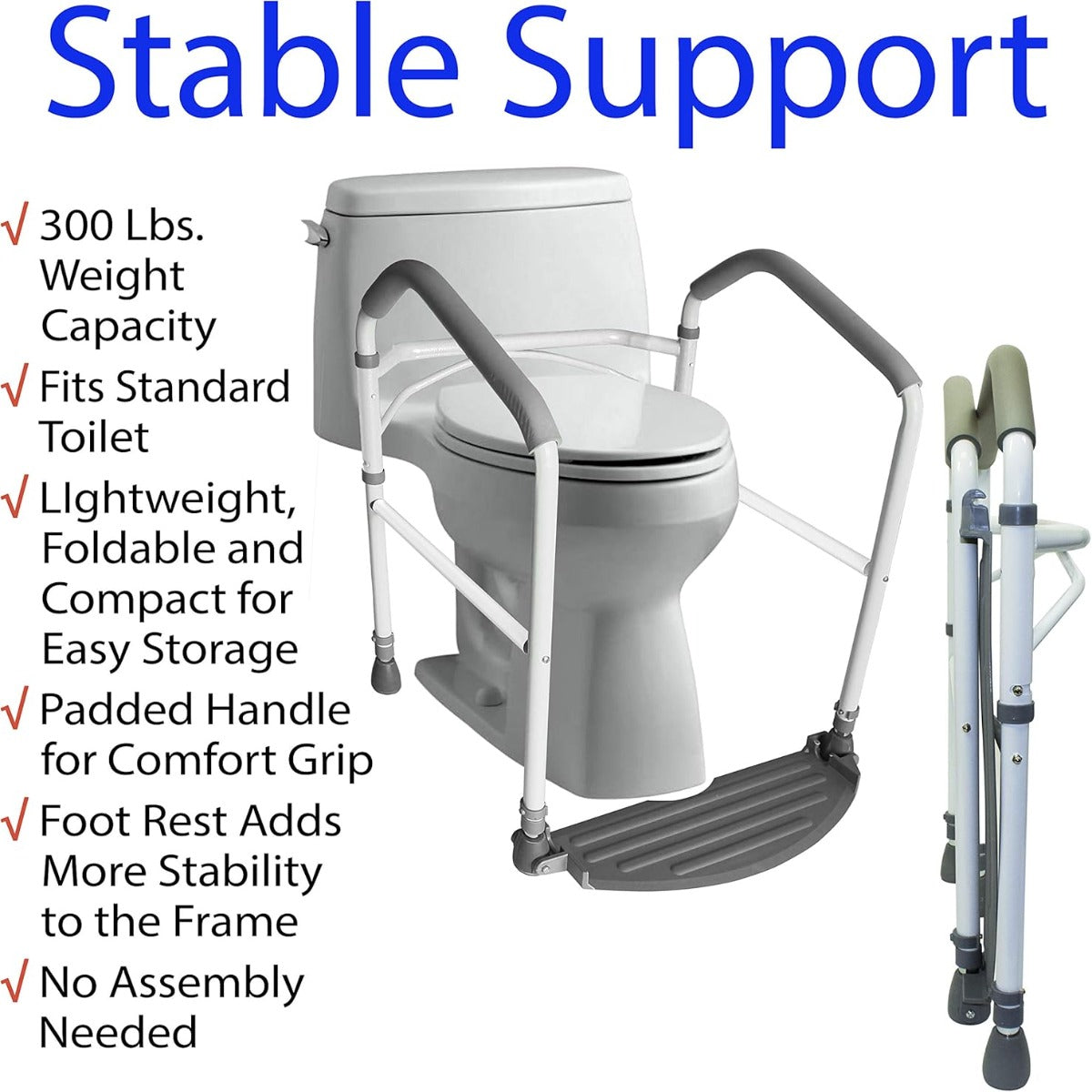 RAK Magnetic wristband RMS Toilet safety frame and railing