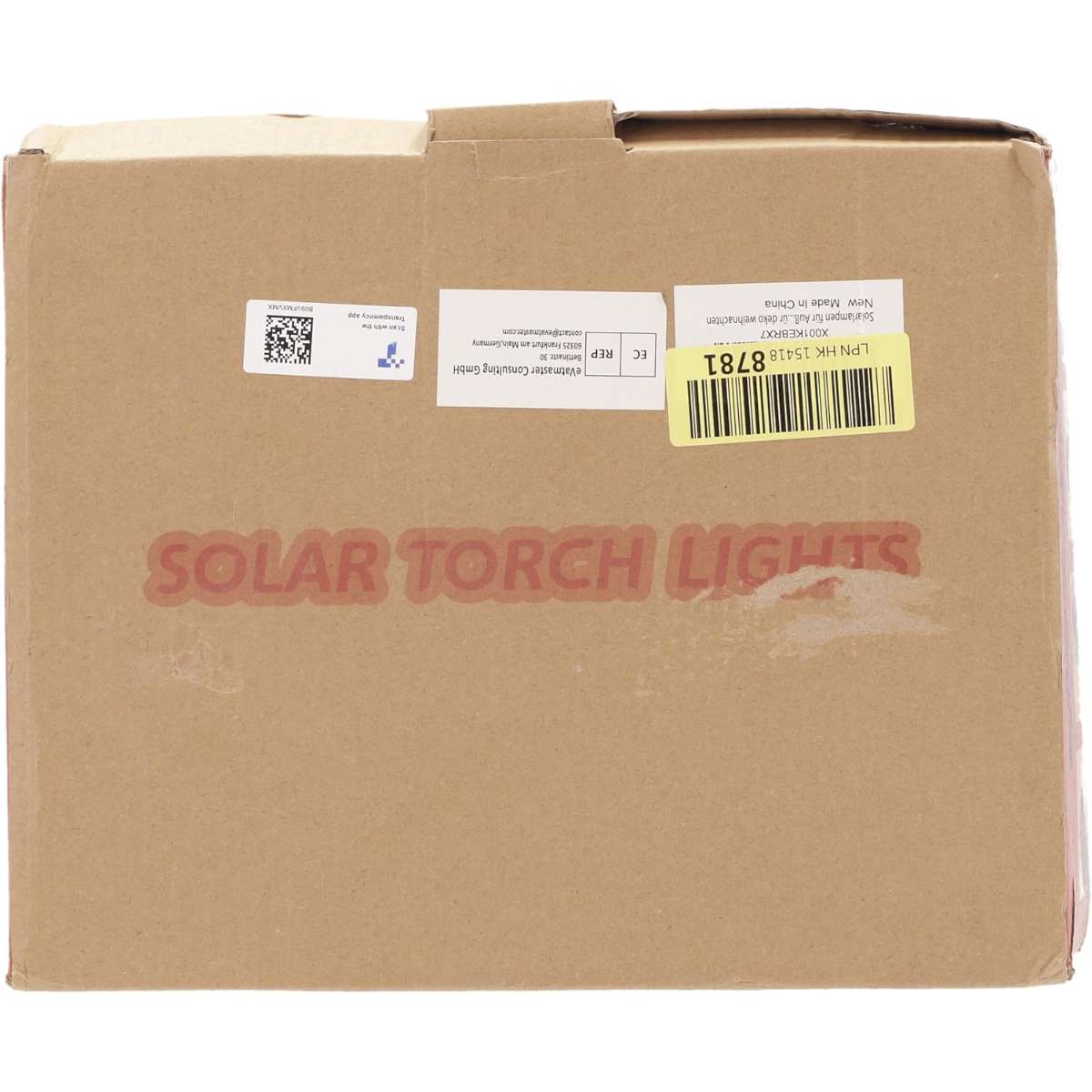 Solar flashlight light outdoor solar light with flickering flame