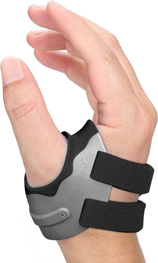 Velpeau thumb support bracket Black, right hand, center