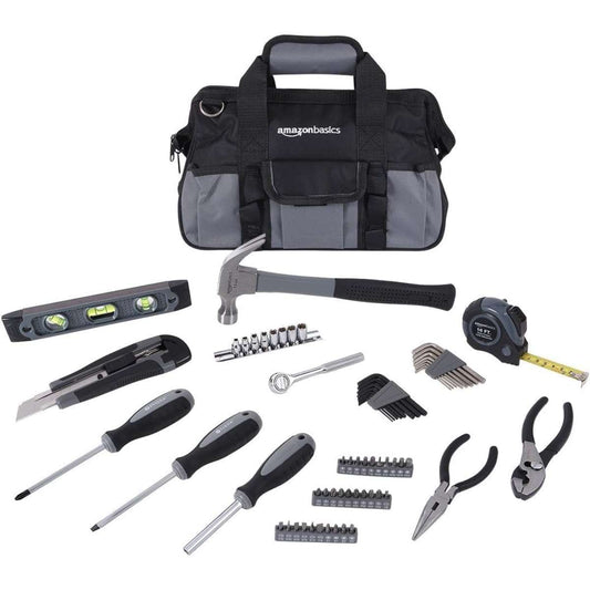 Amazon Basics 65-Piece Home Essential Repair Kit