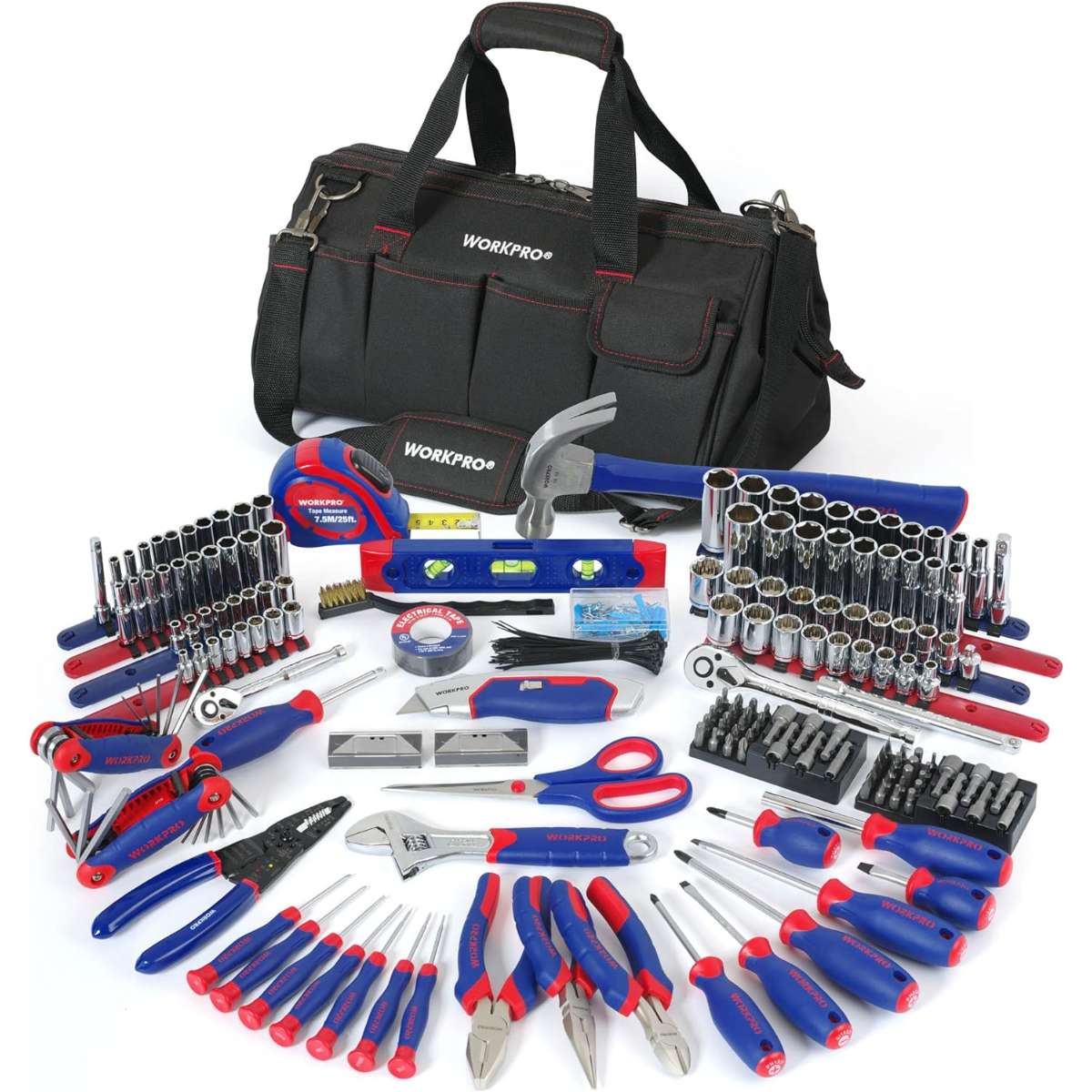 WORKPRO 322 PIECE HOME REPAIR TOOL KIT