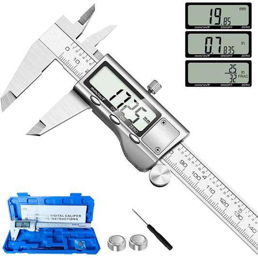 Digital caliper measuring tool