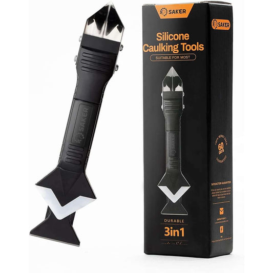 Saker silicone caulking tool