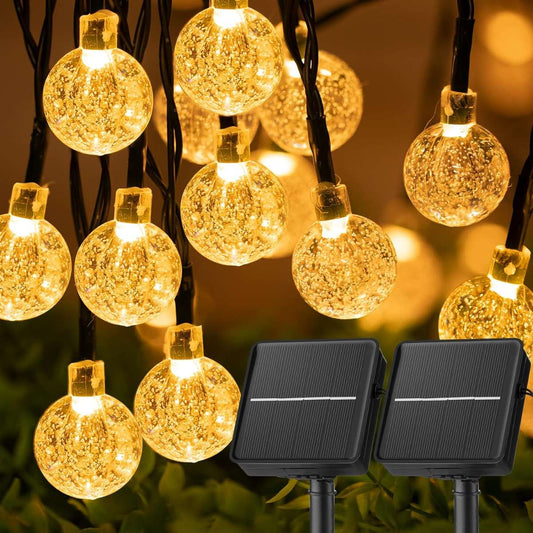 2 Pack of 120 LED 72FT Solar Lights Outdoor Waterproof