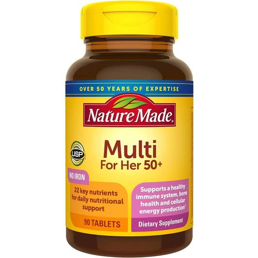 Nature Made Multivitamin For Her 50+ with No Iron