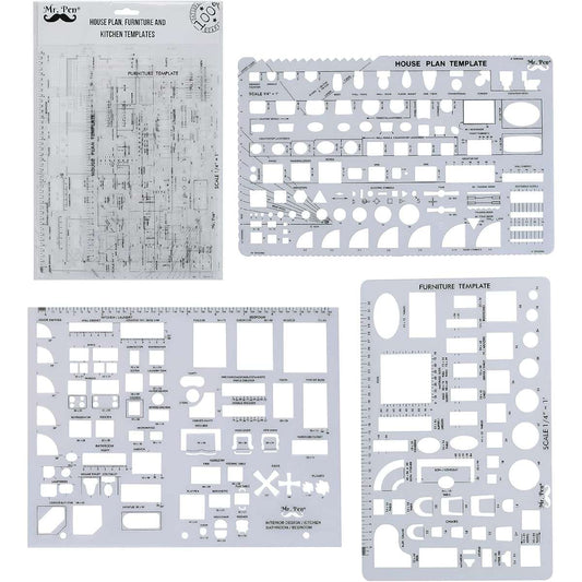 Interior design and furniture templates set 3