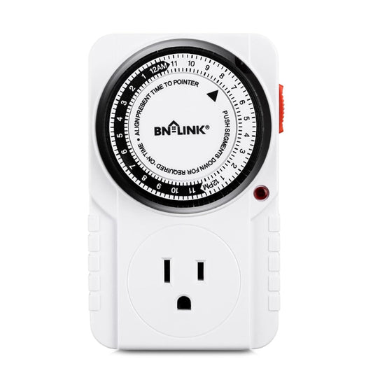 BN-LINK 24 hour plug-in mechanical timer ground aquarium