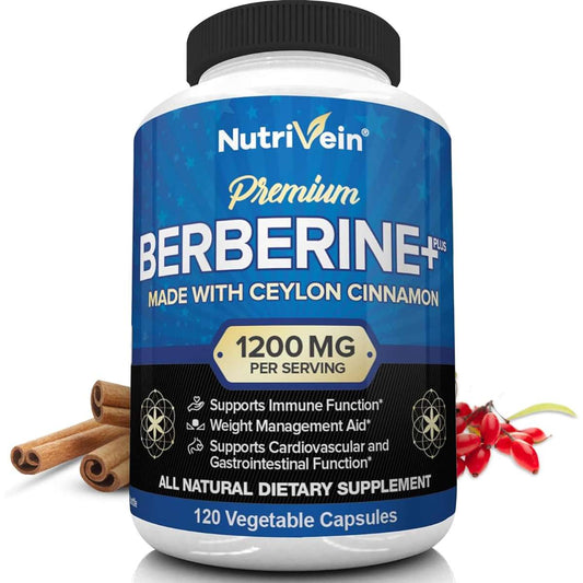 Nutrivein Premium Berberine HCL 1200mg