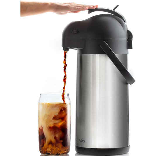 Coffee bottle with pump