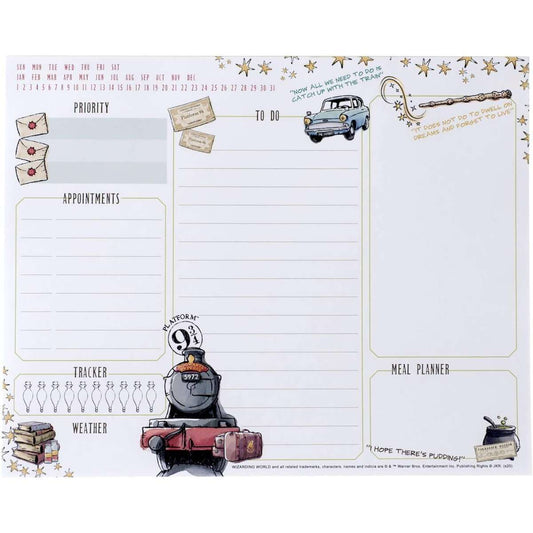 Conquest Journals Harry Potter Daily Planning Notepad