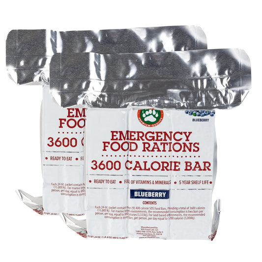 Grizzly gears emergency food rations