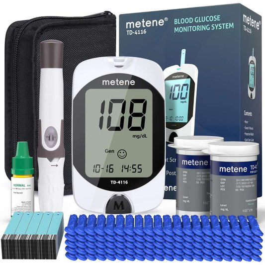 Metene TD-4116 blood glucose monitor Kit