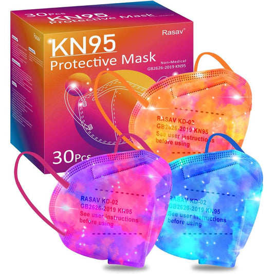 KN95 mask multicolor design for men