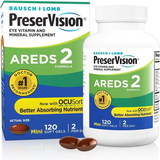 PreserVision AREDS 2 Eye vitamin and mineral supplements