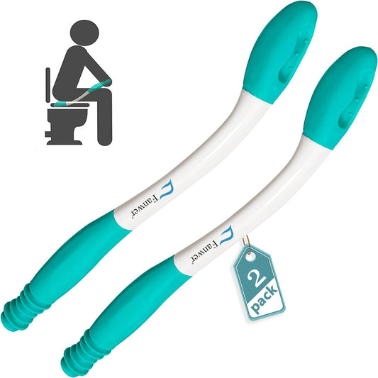 Bathroom wiping aid