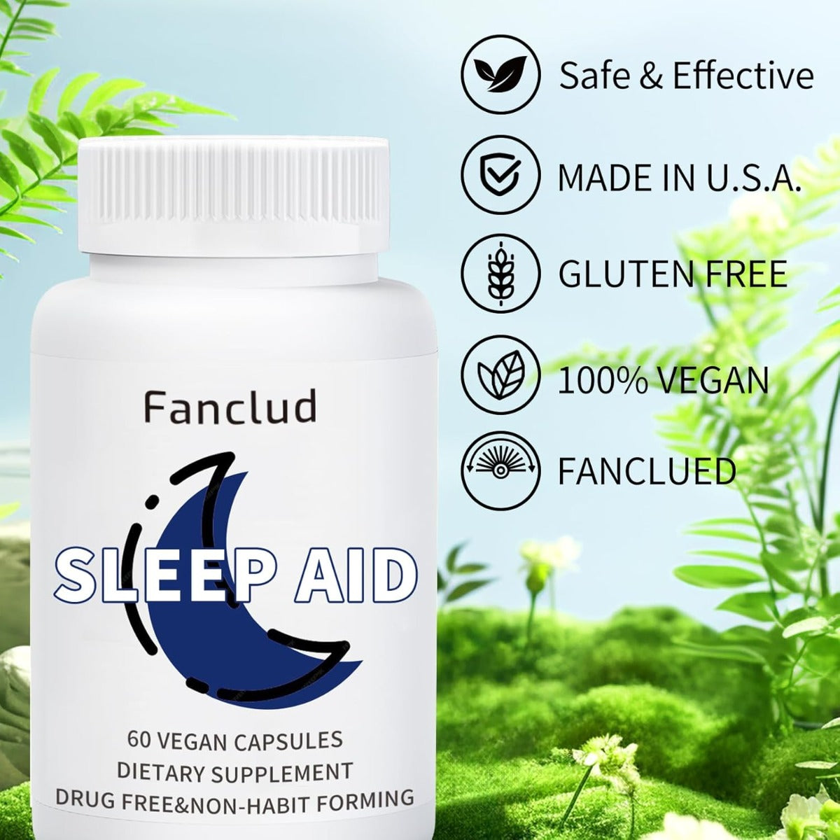 Adult sleep aid, melatonin sleep supplement