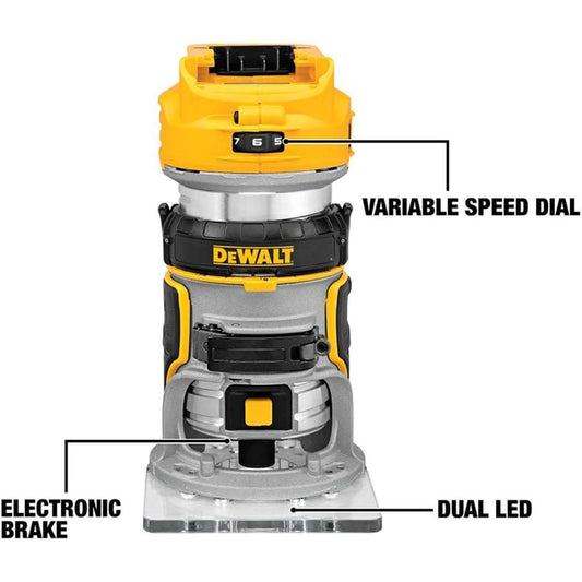 DEWALT 20V Max XR Cordless Router (DCW600B)