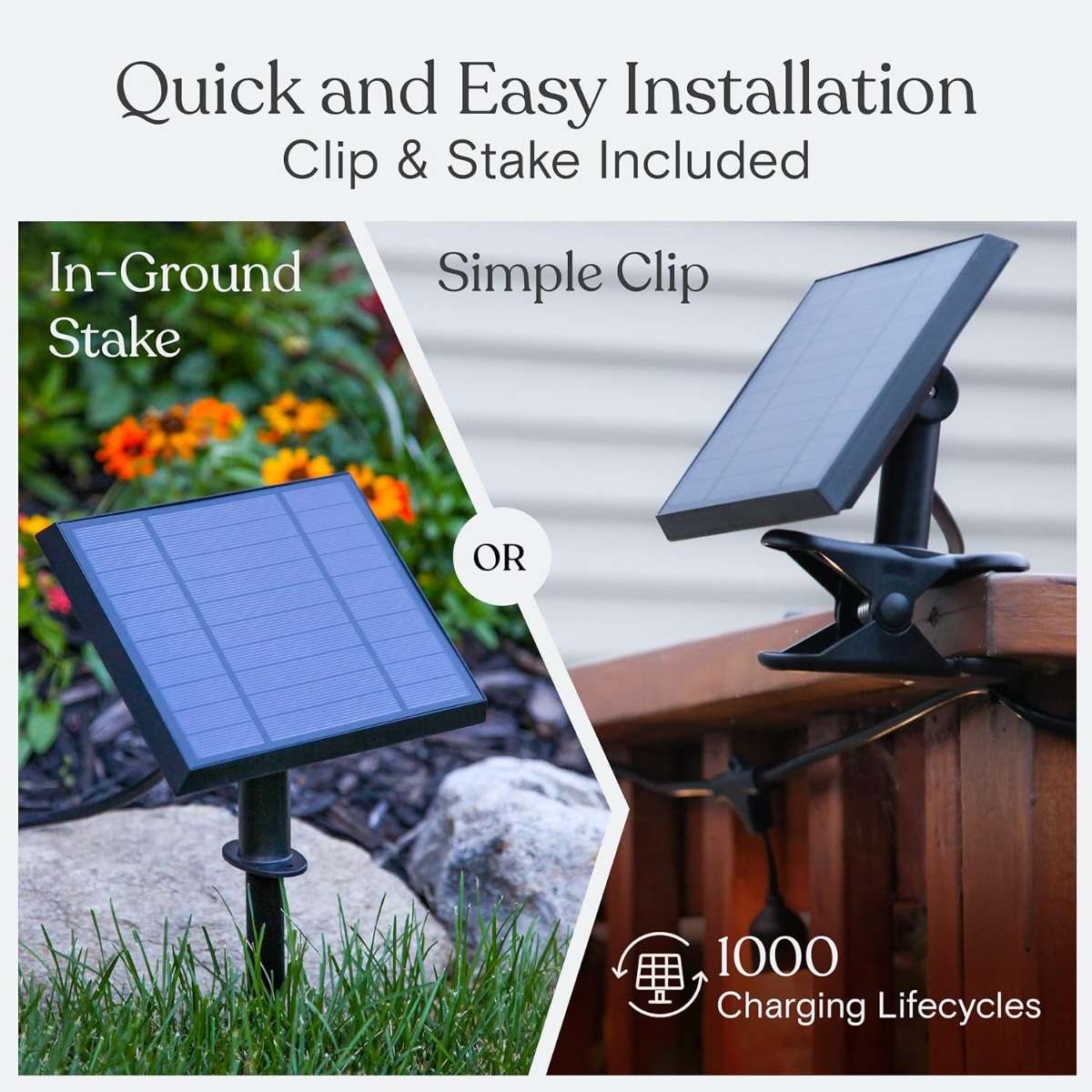 Brightech Ambience Pro Solar Outdoor String Lights 1W Soft White