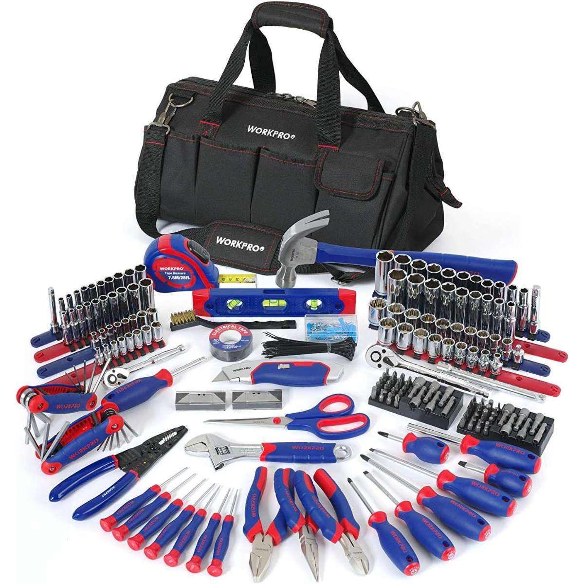 WORKPRO 322 PIECE HOME REPAIR TOOL KIT