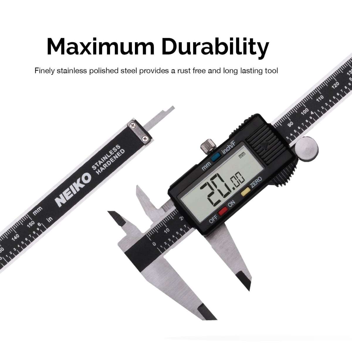 NEIKO 01407A Electronic Digital Caliper Measuring Tool