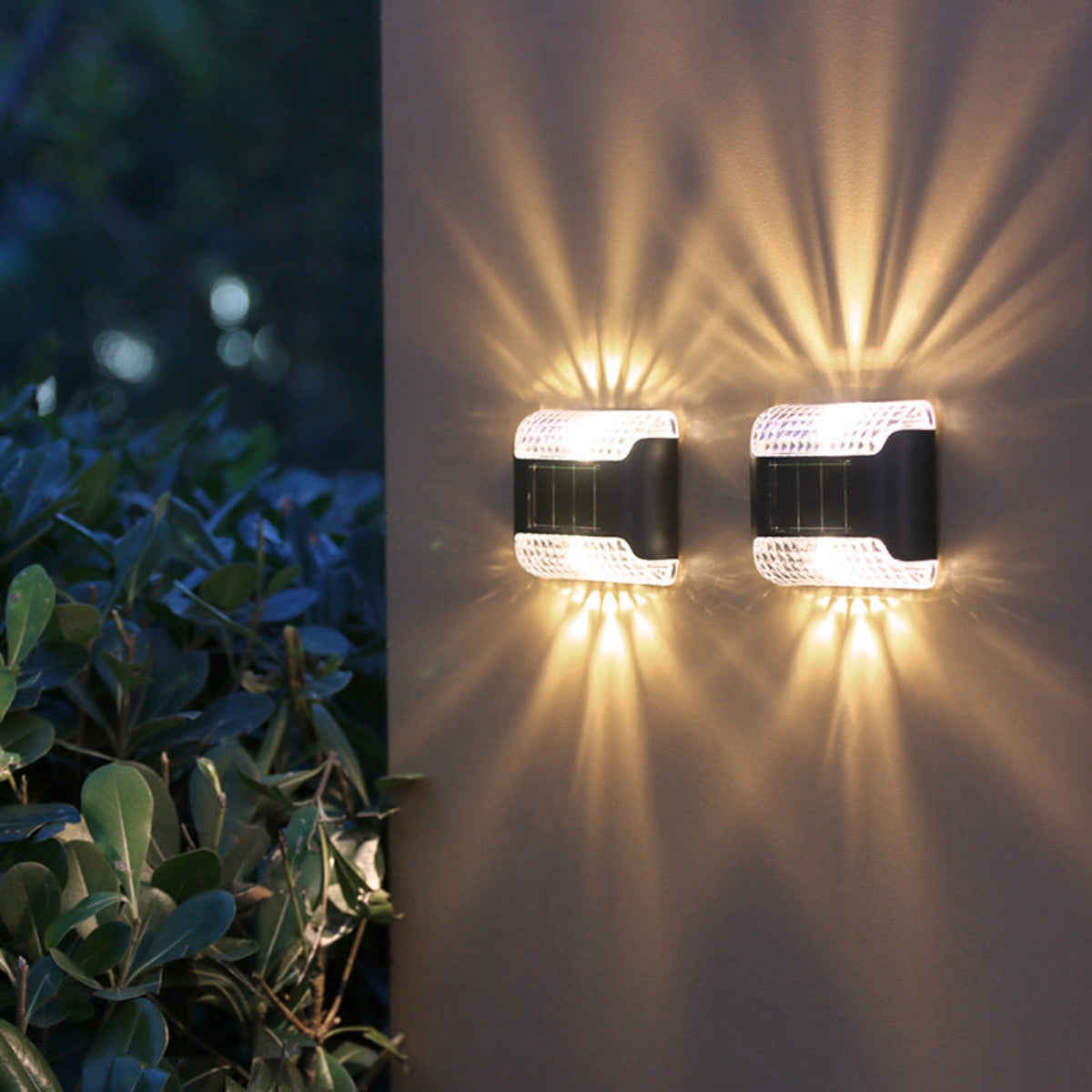 Solar wall light outdoor courtyard waterproof wall light