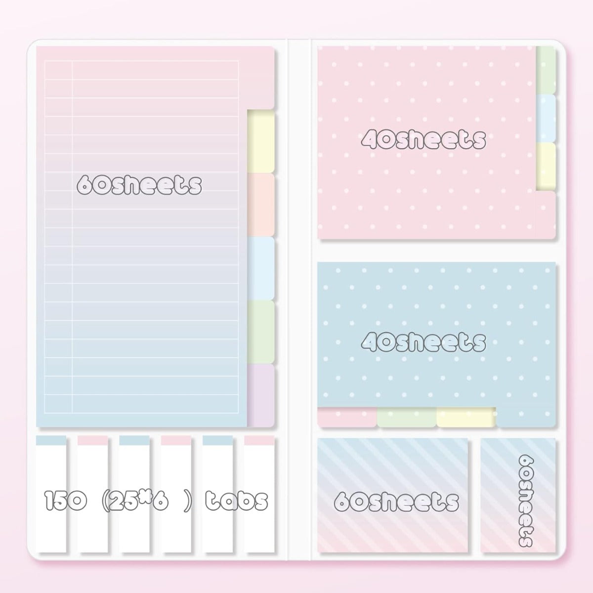 Hommie sticky notes and labels