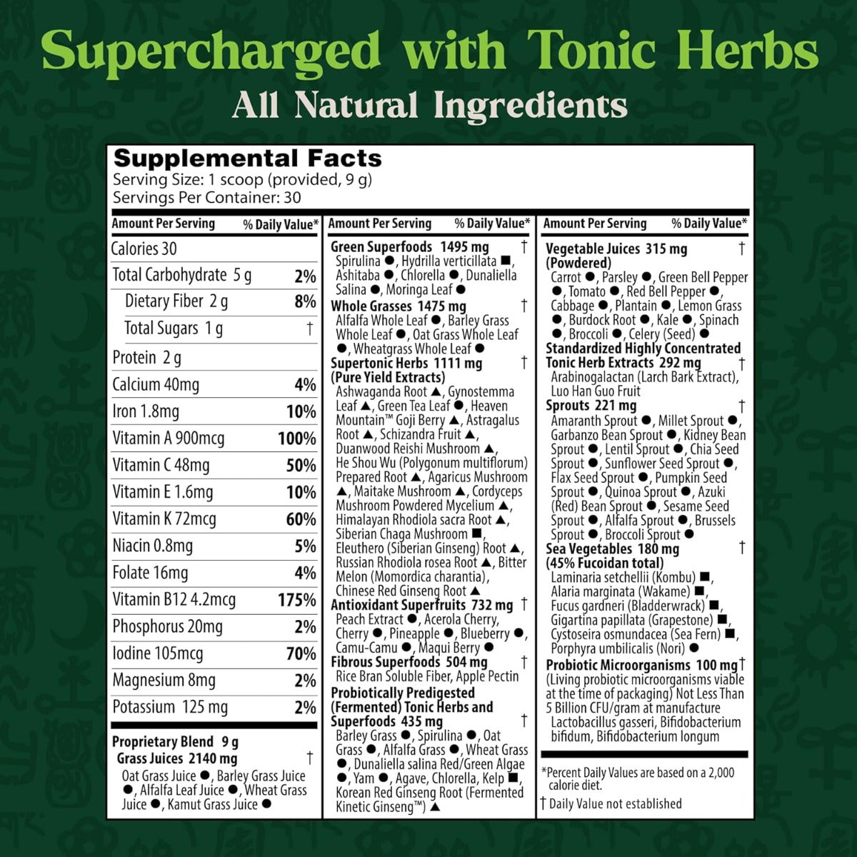 Dragon Medicine Tonic Alchemy Green superfood powder