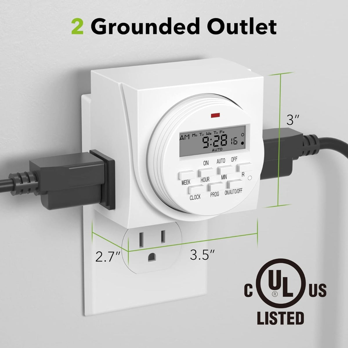 BN-LINK 7-day heavy-duty digital programmable timerc