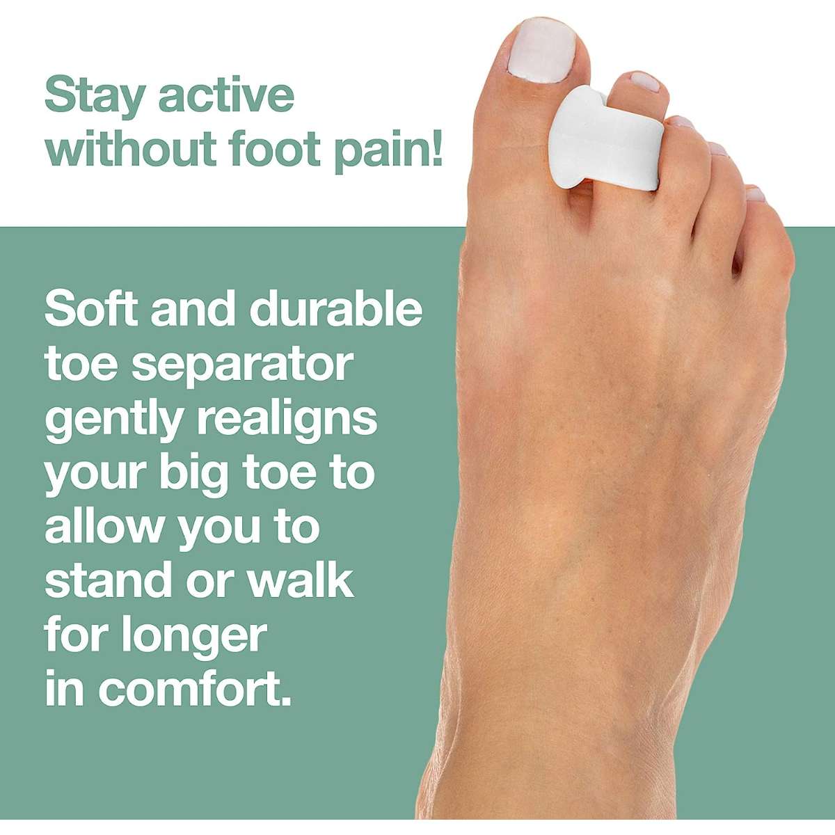 ZenToes Gel toe separator corrects and spacers