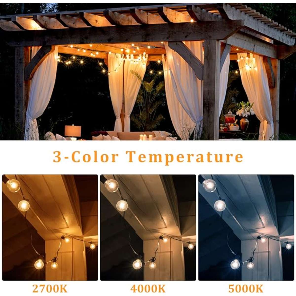Dott Arts Outdoor Solar Lights String Solar Lights