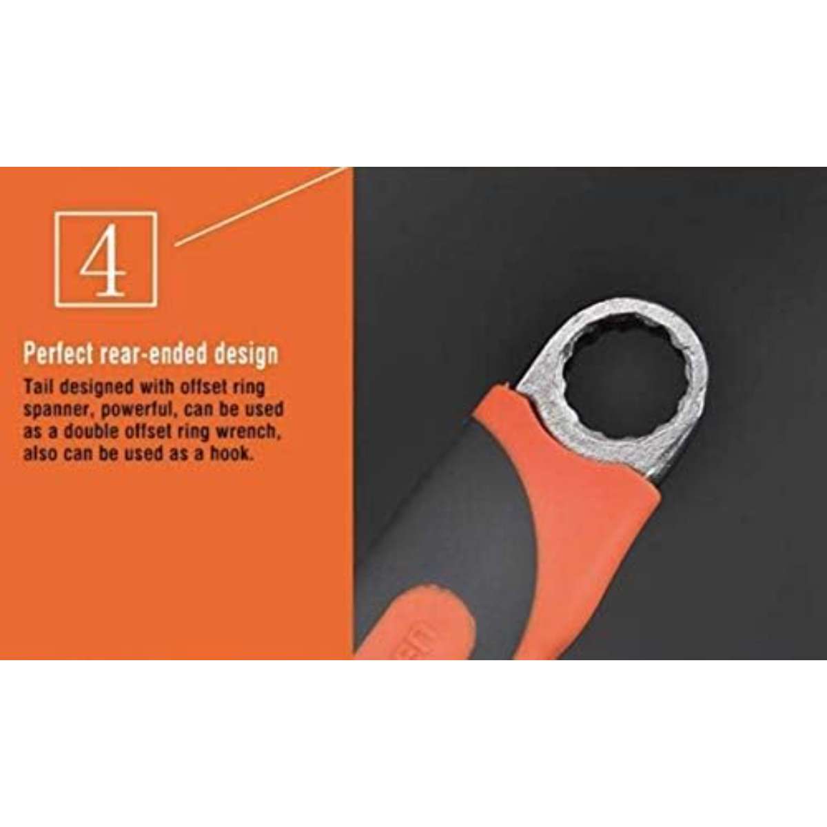 Edward Tools Pro 8" Adjustable Wrench - Wrench Handle
