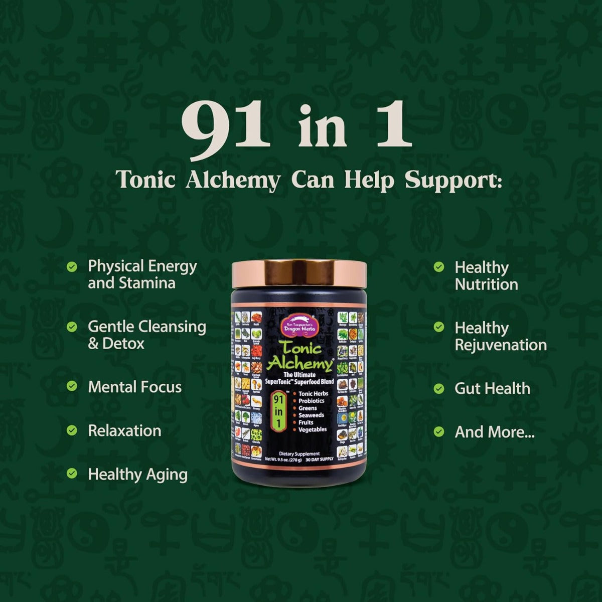 Dragon Medicine Tonic Alchemy Green superfood powder