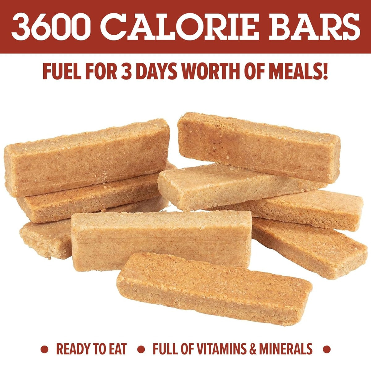 Emergency Food Ration - 3600 Calorie Bar (Vanilla Pound Cake)