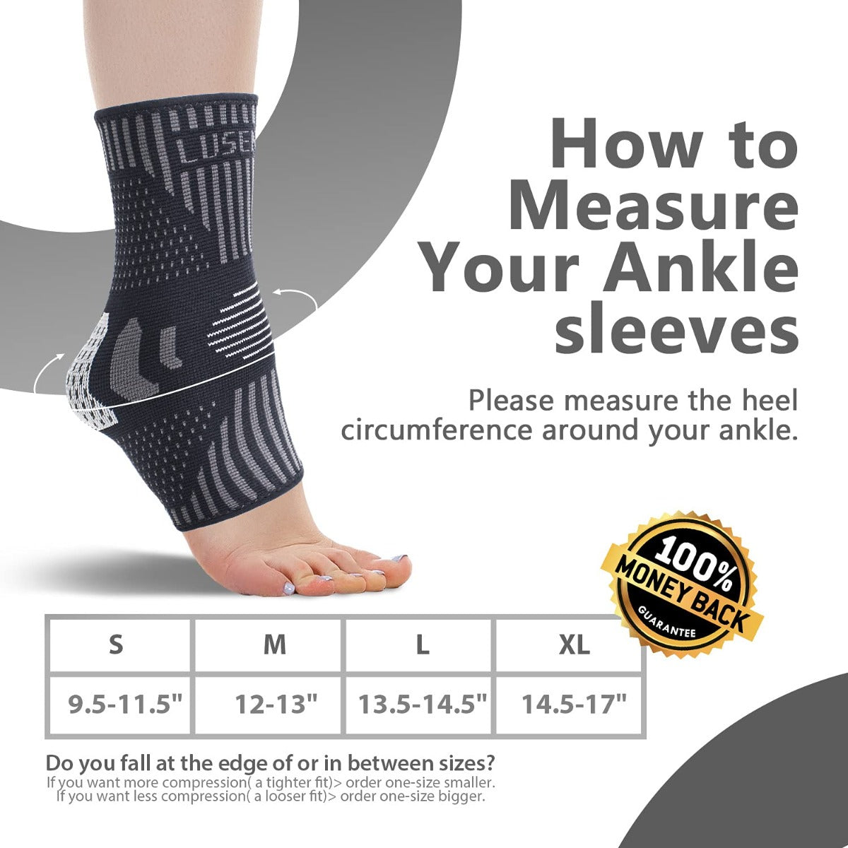 Lusenone Ankle Support for Women and Men (double)